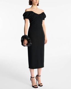 Style 1-446488435-1498 A.L.C. Black Size 4 Tall Height Polyester Cocktail Dress on Queenly
