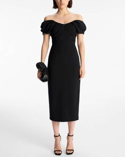 Style 1-446488435-1498 A.L.C. Black Size 4 Sleeves Corset Cocktail Dress on Queenly