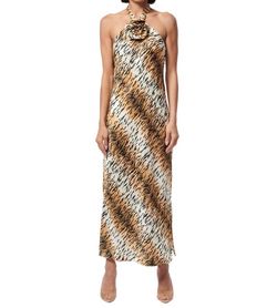 Style 1-578747200-2901 Cami NYC Brown Size 8 Tall Height Halter Cocktail Dress on Queenly