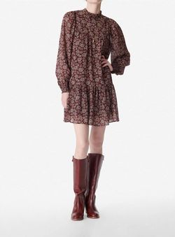 Style 1-76539911-3855 vanessabruno Brown Size 0 Silk Mini Sorority Cocktail Dress on Queenly