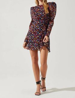 Style 1-850327642-2901 ASTR Multicolor Size 8 Sleeves Polyester Mini Free Shipping Cocktail Dress on Queenly