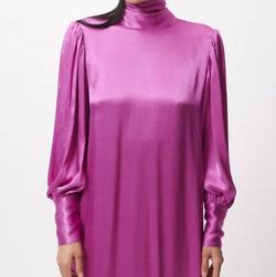 Style 1-937838928-3855 FRNCH Purple Size 0 Sleeves Straight Dress on Queenly