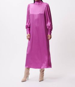 Style 1-937838928-3855 FRNCH Purple Size 0 Sleeves Straight Dress on Queenly