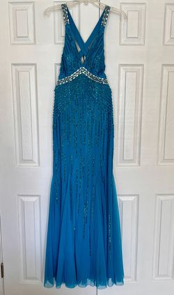 Sean Collection Royal Blue Size 0 Military Medium Height Wedding Guest Mermaid Dress on Queenly