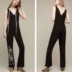 Anthropologie Black Size 2 50 Off Jumpsuit Dress on Queenly