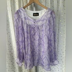 Bob Mackie Purple Size 8 Swoop Silk Cocktail Dress on Queenly