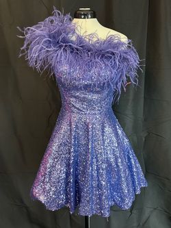 Sherri Hill Purple Size 0 Tall Height Cocktail Dress on Queenly