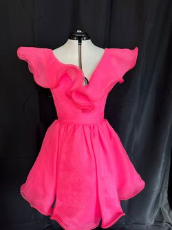 Ashley Lauren Pink Size 10 Flare Tall Height Cocktail Dress on Queenly