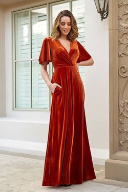 Orange Size 16 A-line Dress on Queenly