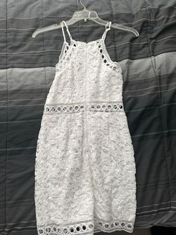 Charlotte russe White Size 8 Bachelorette Bridal Shower Wedding Guest Cocktail Dress on Queenly
