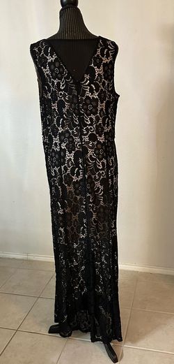 R Focus formal Black Size 18 Jersey Plus Size Short Height Straight Dress on Queenly