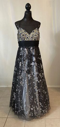 Jovani Multicolor Size 20 Pageant Jersey Floor Length A-line Dress on Queenly