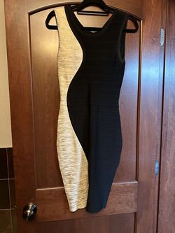 Mac Duggal Black Size 4 Interview Jersey Cocktail Dress on Queenly