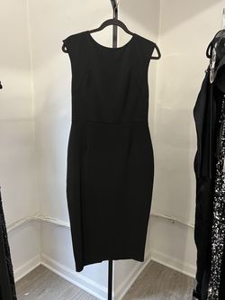 Style 20010 Express Black Size 8 Interview Cocktail Dress on Queenly