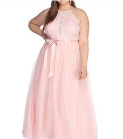 Style Guinevere Windsor Pink Size 20 A-line Dress on Queenly
