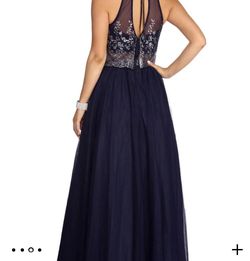 Windsor Blue Size 20 Floor Length A-line Dress on Queenly