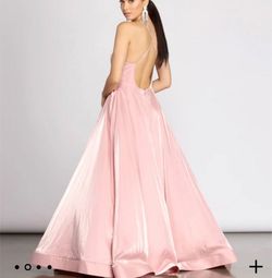 Windsor Pink Size 4 Floor Length A-line Dress on Queenly