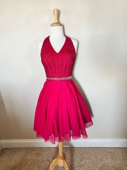 Shail K Pink Size 0 Halter Cocktail Dress on Queenly