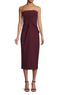 Style ZD19143626Z Cinq  Sept Purple Size 0 Strapless Cinq À Sept Free Shipping Cocktail Dress on Queenly