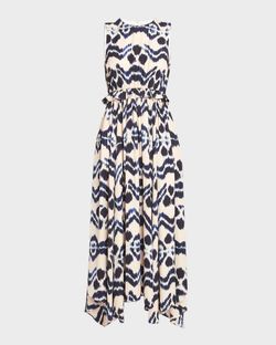 Style 1-1169012810-3610 Ulla Johnson Blue Size 0 Tall Height Polyester Straight Dress on Queenly