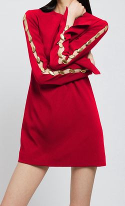 Style 1-1249902870-1498 JONATHAN SIMKHAI Red Size 4 Summer Polyester Cocktail Dress on Queenly