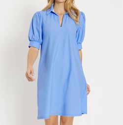 Style 1-1303169105-3855 JUDE CONNALLY Blue Size 0 Mini Sorority Rush Free Shipping Cocktail Dress on Queenly