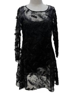 Style 1-1672786527-2901 Staples Black Size 8 Feather Sleeves Free Shipping Tall Height Cocktail Dress on Queenly