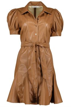 Style 1-1676457580-2901 bishop + young Brown Size 8 Sleeves Polyester Belt Cocktail Dress on Queenly