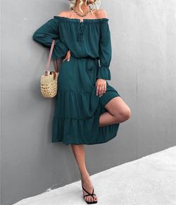 Style 1-2023120804-2791 Anna-Kaci Green Size 12 Strapless Free Shipping Cocktail Dress on Queenly