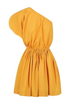 Style 1-2120662282-2901 S/W/F Yellow Size 8 Mini Cocktail Dress on Queenly