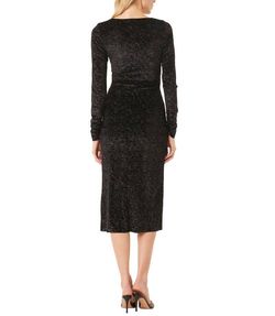 Style 1-2160100476-3236 Misa Los Angeles Black Size 4 Polyester Cocktail Dress on Queenly