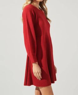Style 1-2227102623-3236 SUGARLIPS Red Size 4 Sleeves Cocktail Dress on Queenly