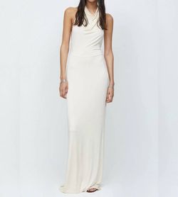 Style 1-2271502648-2168 BEC + BRIDGE White Size 8 Floor Length Free Shipping Straight Dress on Queenly