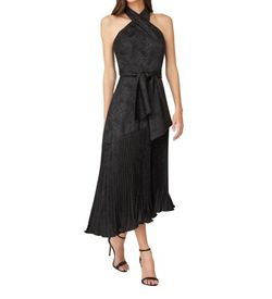 Style 1-2277199316-649 Shoshanna Black Size 2 Tall Height A-line Polyester Cocktail Dress on Queenly