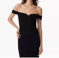 Style 1-2306592852-2696 IRO Black Size 12 Mini Summer Plus Size Cocktail Dress on Queenly