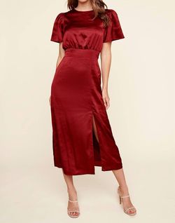 Style 1-2393704757-2791 SUGARLIPS Red Size 12 Burgundy Polyester Keyhole Cocktail Dress on Queenly
