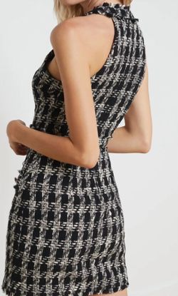 Style 1-2397900473-98 L'Agence Multicolor Size 10 Sorority Speakeasy Tweed Cocktail Dress on Queenly