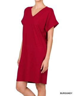 Style 1-2577172890-2793 ZENANA Red Size 12 Pockets Resort Wedding Guest Polyester Cocktail Dress on Queenly