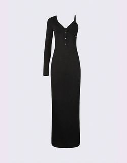 Style 1-2769793174-2696 RtA Black Size 12 Free Shipping Floor Length Tall Height Straight Dress on Queenly
