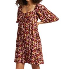 Style 1-3670821261-2901 Billabong Red Size 8 Sweetheart Mini Cocktail Dress on Queenly