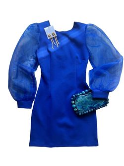 Style 1-3670963767-2791 Strut & Bolt Blue Size 12 Free Shipping Casual Sleeves Long Sleeve Cocktail Dress on Queenly