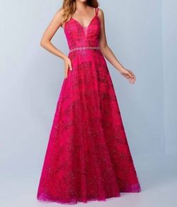Style 1-3675453326-397 Landa Designs Pink Size 14 Floor Length Tall Height A-line Dress on Queenly