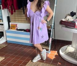 Style 1-3733150154-3011 Peach Love Purple Size 8 Tall Height Lavender Cocktail Dress on Queenly