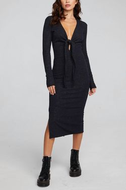 Style 1-3799211255-2696 Chaser Black Size 12 Jersey Polyester Cocktail Dress on Queenly