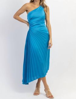 Style 1-3840266956-2696 Fore Blue Size 12 Polyester Satin Military Straight Dress on Queenly