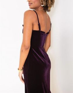 Style 1-402424831-2901 hutch Purple Size 8 Spandex Velvet Sweetheart Cocktail Dress on Queenly