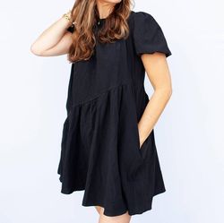 Style 1-4238618752-3471 BUCKETLIST Black Size 4 Tall Height Casual Sorority Rush Cocktail Dress on Queenly