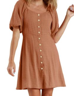 Style 1-555431956-2901 Rylee + Cru Brown Size 8 Sleeves Free Shipping Tall Height Cocktail Dress on Queenly