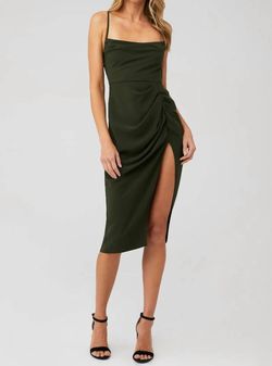 Style 1-3206994663-3855-1 Amanda Uprichard Green Size 0 Tall Height Cocktail Dress on Queenly