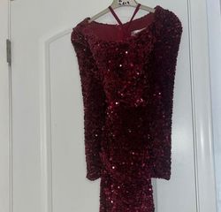 Portia and Scarlett Red Size 6 Pageant Square Neck Floor Length A-line Dress on Queenly